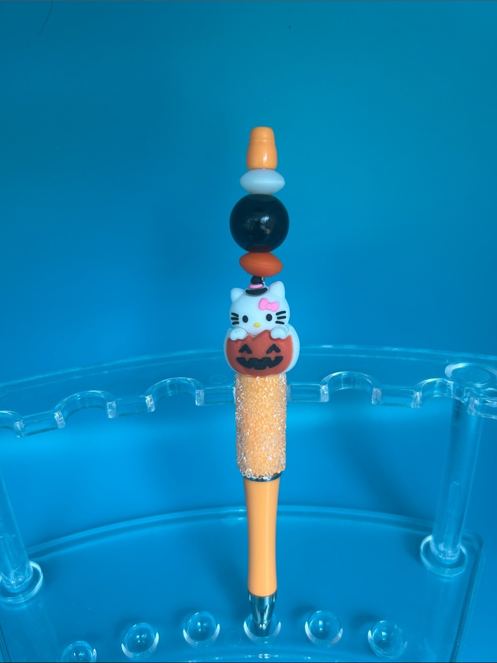 Hello Kitty Halloween Cat Bead Pen - Kids Accessories